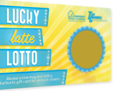 Lucky Latte Lotto Scratch Off Ticket