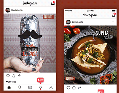 Social Media - Barrita Burrito