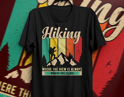 Hiking T-Shirt Design Project