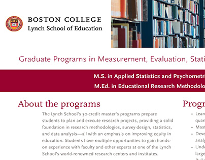 Boston college Graduate Program
