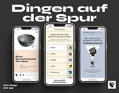 Web app of the memorials Buchenwald and Sachsenhausen