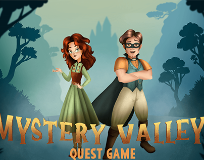 Character design Mystery Valley Quest Game