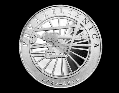 Commemorative Silver Coin | 150Years Of Slovene Railway