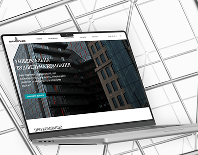 Construction company website concept UX\UI