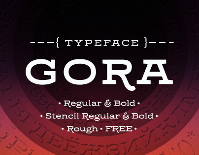 Gora | typeface