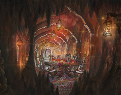 Sinbad's Cave: Concept Art for the Count of Monte Crist