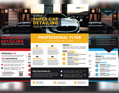 Car Shop Flyer Design