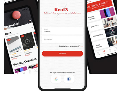 RentX Complete UX Case Study