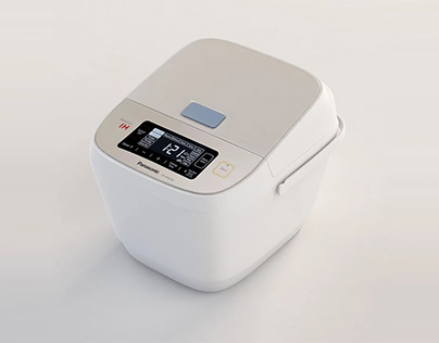 Panasonic 10 Cup Induction Rice Cooker 3D model