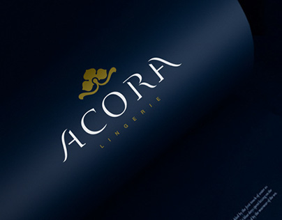 Diseño de logotipo marca de lencería "Acora".