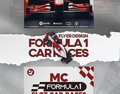 Racing Car Flyer Designs