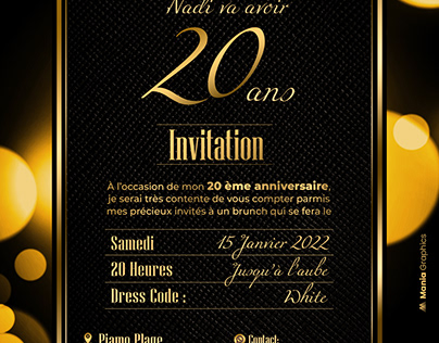 Elegant Invitation card