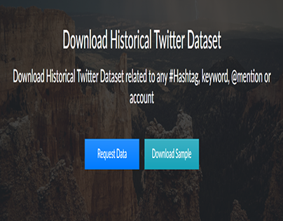 Download Twitter Dataset