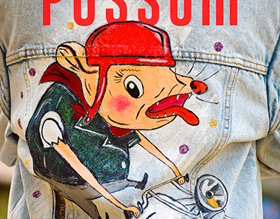 Hand Painted Customized Jacket - Possum