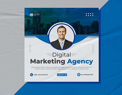 Digital Marketing Agency Social Media Post Design