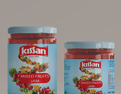 Lable redesign kissan jam