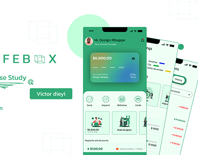 Safebox Money tracking, savings and budget app