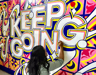 Keep Going Mural