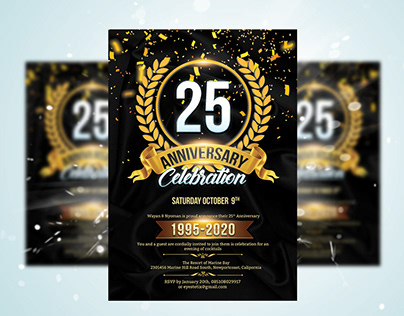Anniversary Celebration Flyer