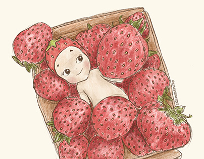 Strawberry Sonny Angel