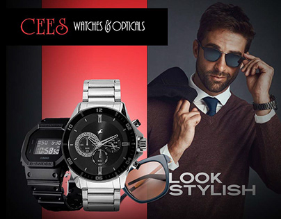 Social Media Posters for CEES Watches & Opticals