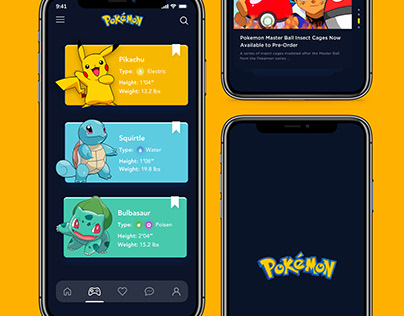 Pika pika Pikachu ⚡ App Concept Design