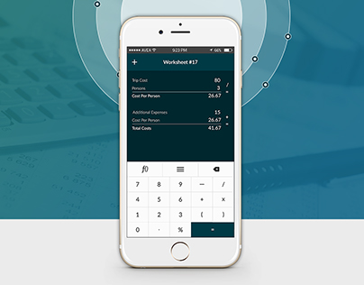Smart Calculator UI for iOS
