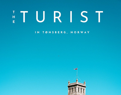 Turist in Tønsberg, Norway