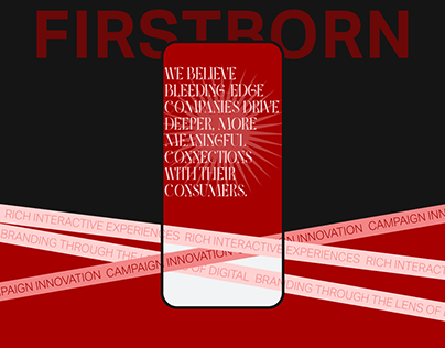 FIRSTBORN — website redesign concept