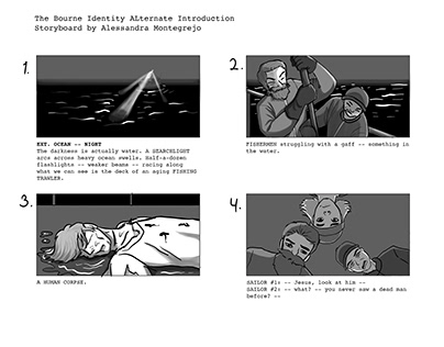 Project thumbnail - The Bourne Identity Alternate Introduction | Storyboard