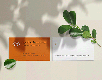 Cyber security business card