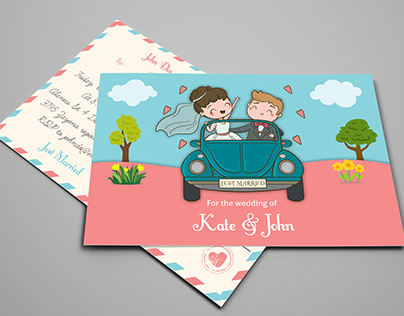 Printable Wedding Invitation Card Template