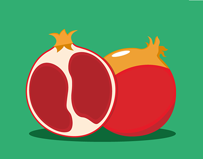 Pomegranate Vector