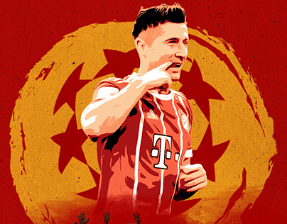 Bayern Munich poster (Red Dead Redemption style)