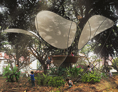 SĒN【森】: A Playscape where Children Connect with Nature