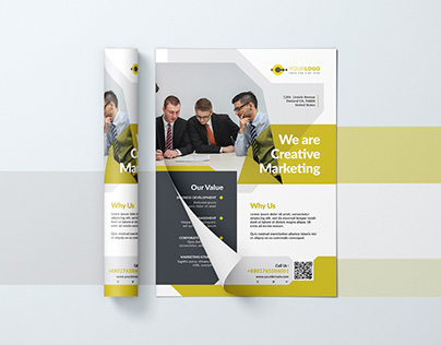 Creative Marketing Flyer PSD Template