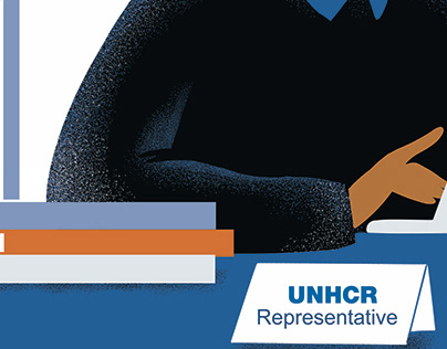 Poster fo UNHCR (Geneva)