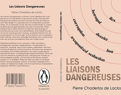 .5in Spine Book Cover - Les Liaisons Dangereuses