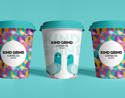 Kind Grind Coffee Co. Branding