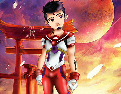 Sailor Mars Male Version FanArt