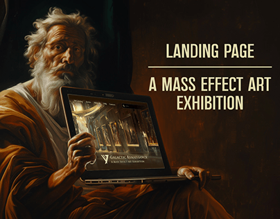 Mass Effect renaissance exhibition| landing page