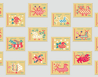 Ornamika: Arkhangelsk postage stamp design