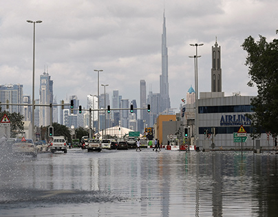 "Dubai Reels from Unprecedented Downpour"
