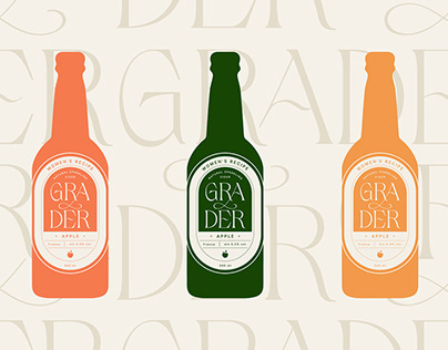 Drink packaging design GRADER