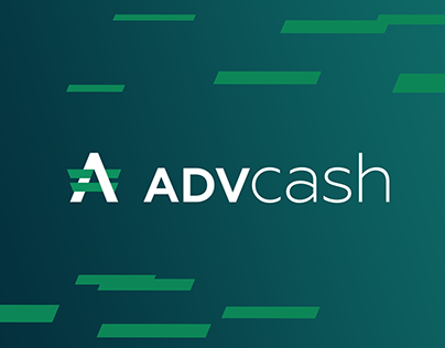 Advcash, payment system identity design