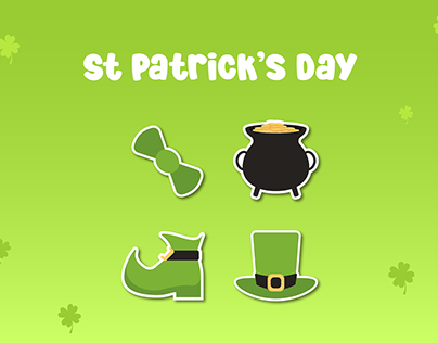 Patrick's Day icons Pack: Leprechaun