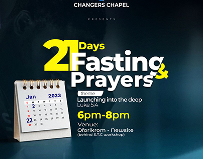 Fasting and Prayer flyer