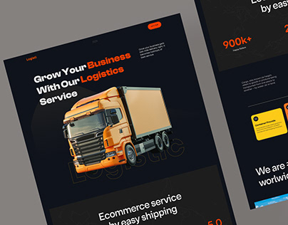 Logistic Company Website Design – Logisti