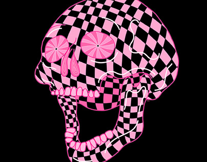 Checkerboard Skull