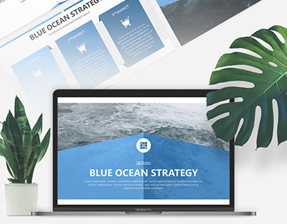 Blue Ocean Strategy PowerPoint Template | Download Free